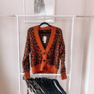 Super Soft Cheetah Print Cardigan Sweater